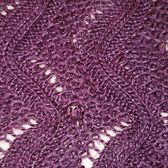 Mossimo Dark Purple Knitted Top - Picture 3 of 3